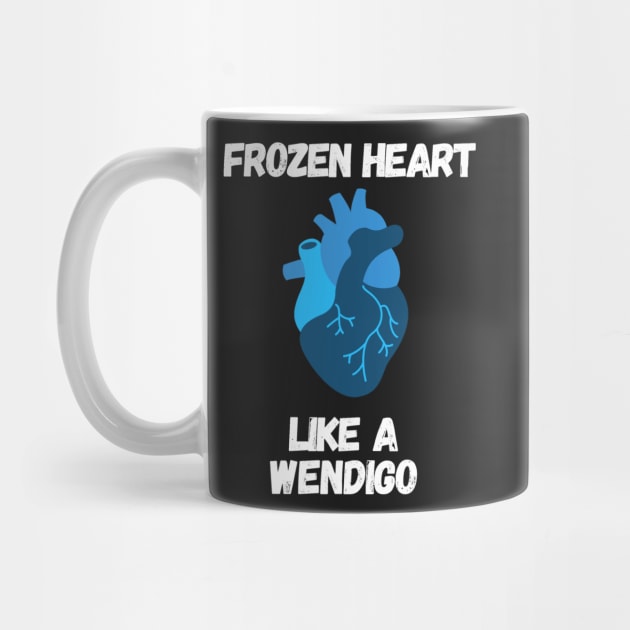 Frozen heart like a wendigo - Horror by LukjanovArt